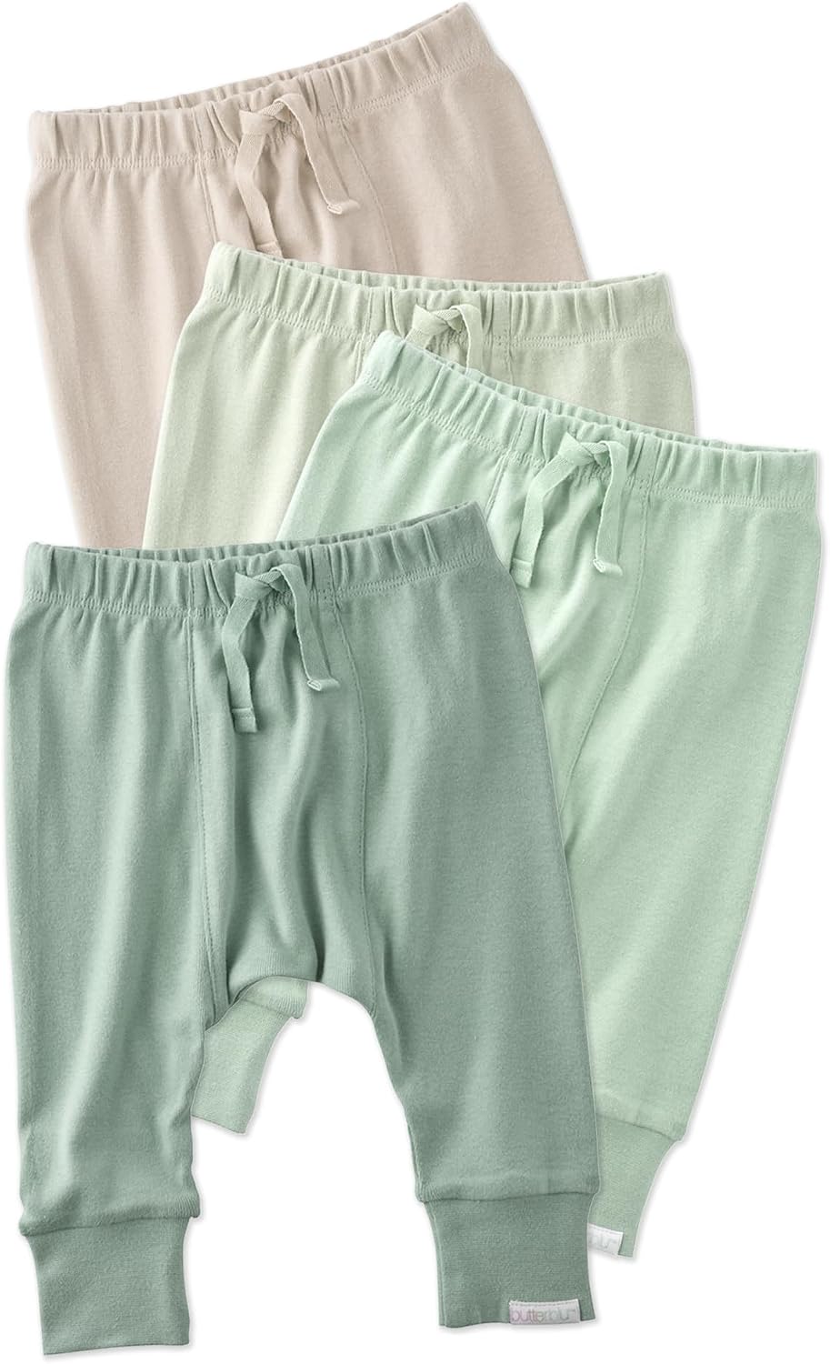 Jordan 4-Pack Jogger Baby & Toddler Pants 100% Organic Cotton Bottoms for Boys & Girls​