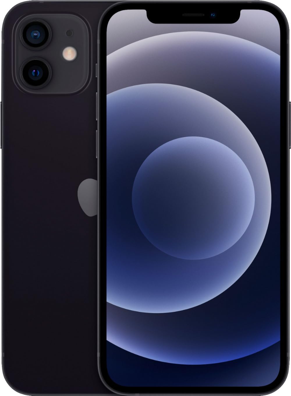 Apple iPhone 12, 64GB, Black – Unlocked (Renewed)