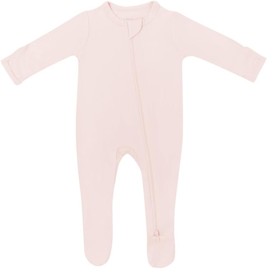 KYTE BABY Infant and Toddler Dual Zipper Footie, Ultra-Soft Rayon Made From Bamboo Sleeper, Boys and Girls Pajamas