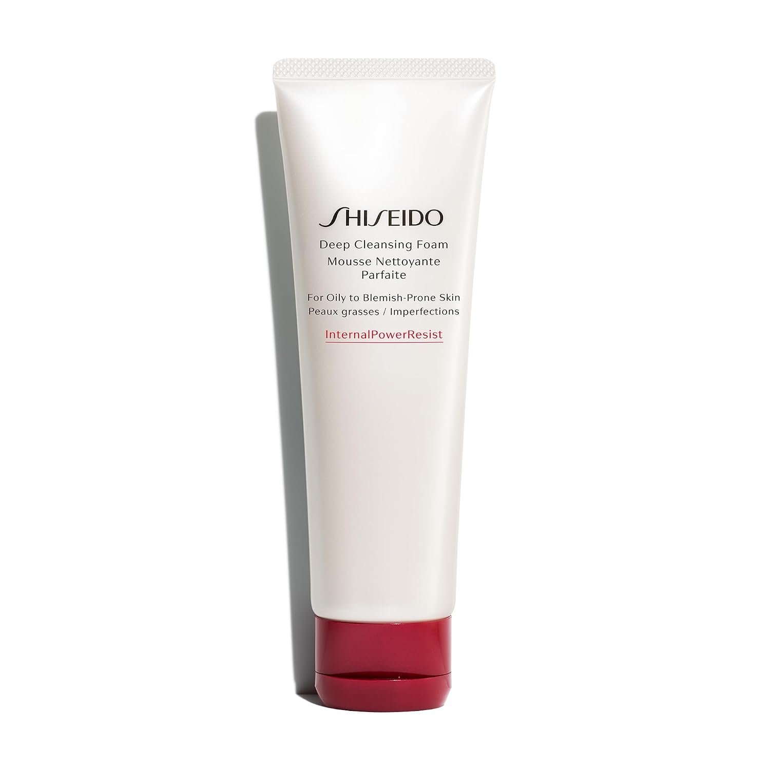 Shiseido Deep Cleansing Foam – 125 mL – Deeply Cleanses & Removes Impurities for a Fresh, Smooth Finish – For Oily to Blemish-Prone Skin