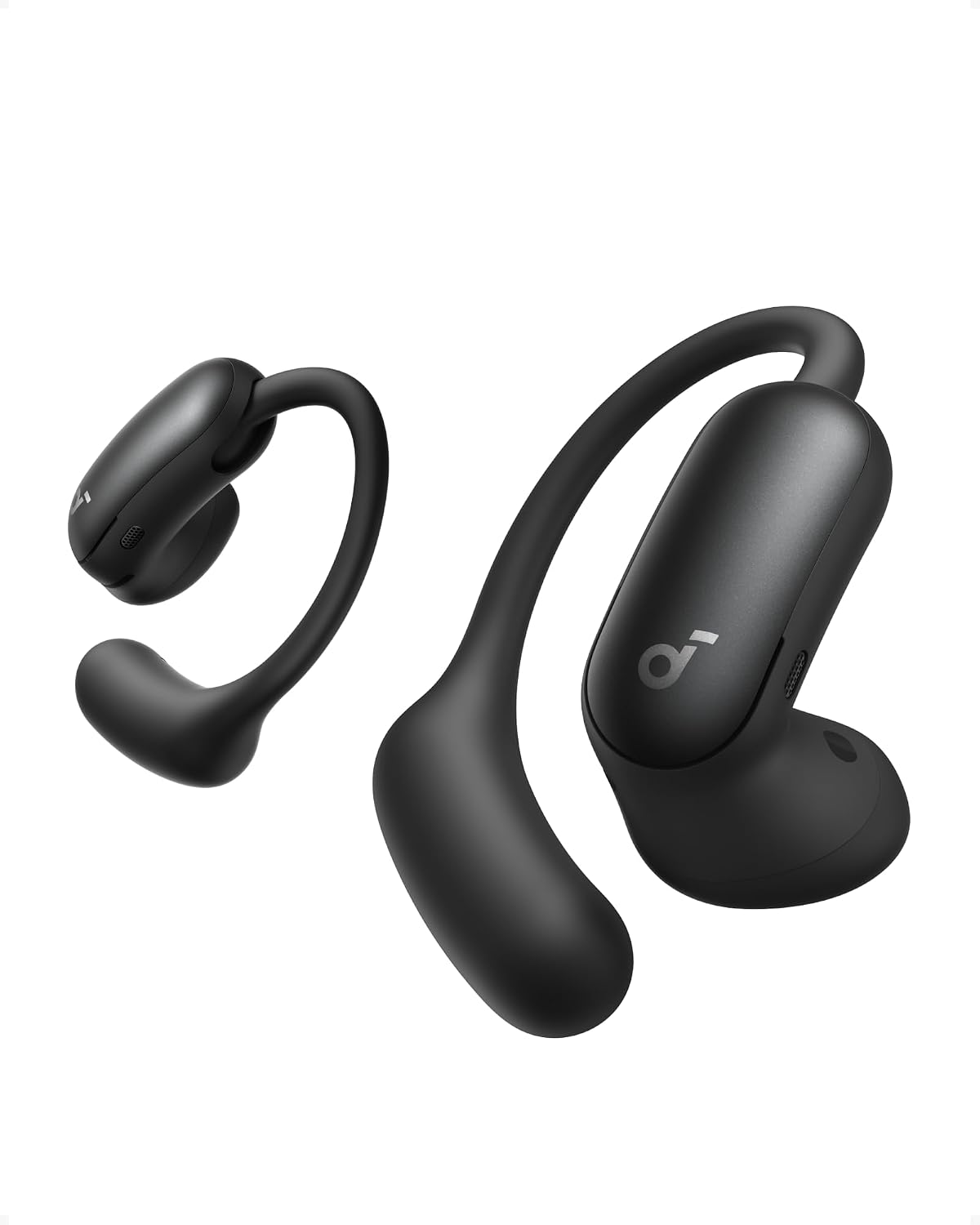 Soundcore AeroFit 2 Pro by Anker, Dual-Form Earbuds, Open-Ear & Active Noise Cancellation Forms, 5-Level Adjustable Ear Hooks for Dual Forms, Hi-Res Audio with LDAC, 4-Mic AI Clear Calls
