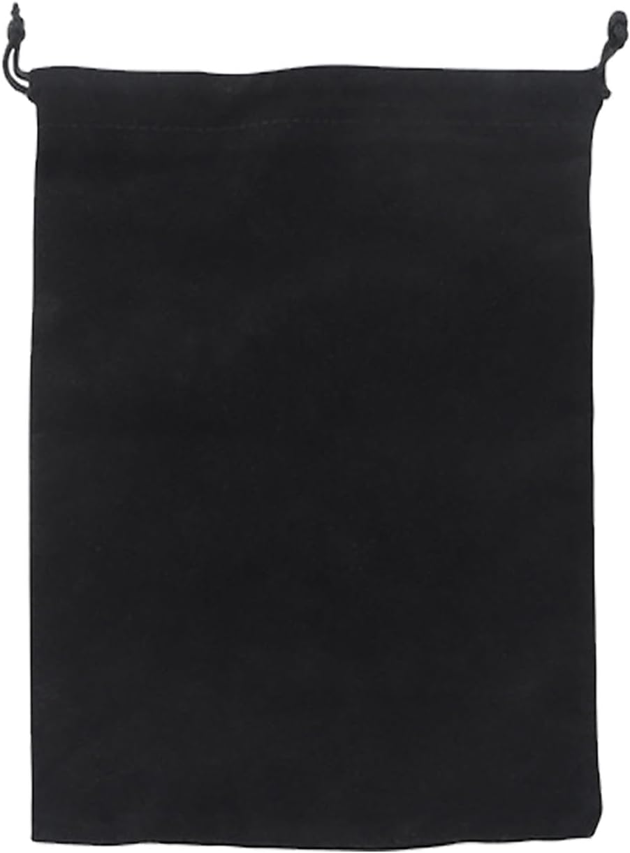 Scratchproof Portable Reel Bag Fishing Storage Drawstring Protector Portable Reel Pouch, Fleece Cloth 20x25cm