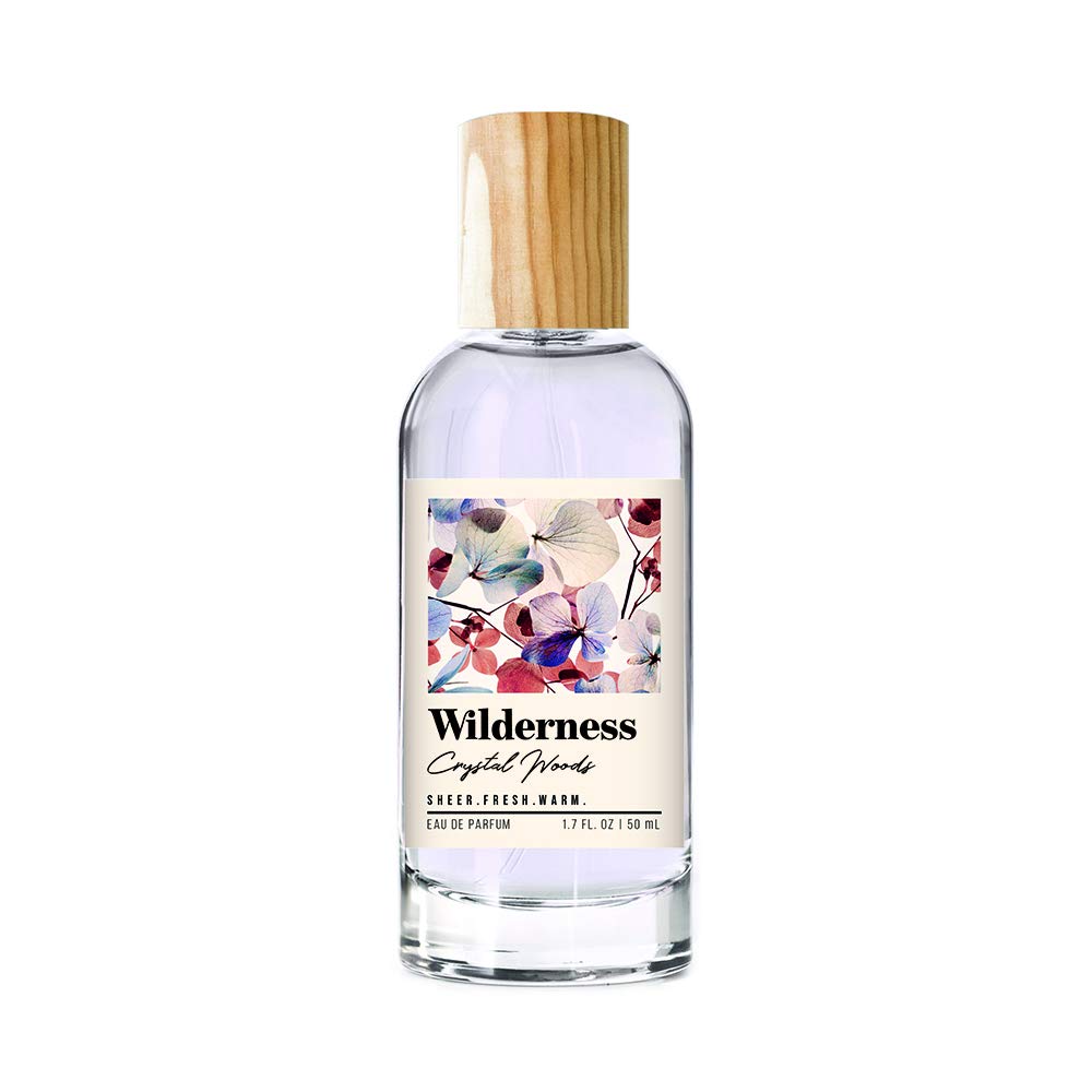 Tru Fragrance Beauty Wilderness Crystal Woods Eau de Parfum Spray- Fresh and Warm Floral Fragrance for Women – Featuring Notes of Eucalyptus Blooms, Jasmine Petals and Sheer Cedar