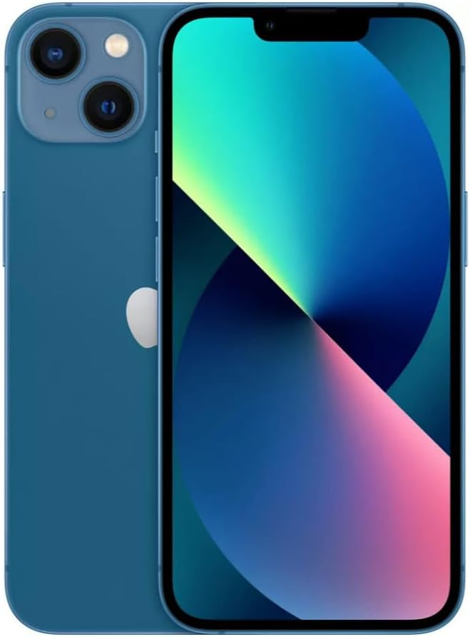 Apple iPhone 13, 128GB, Blue – Unlocked (Renewed)