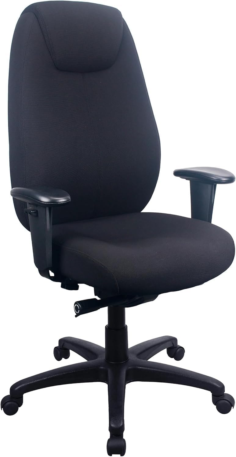 Tempur-Pedic 6400 Fabric Computer and Desk Chair, Black