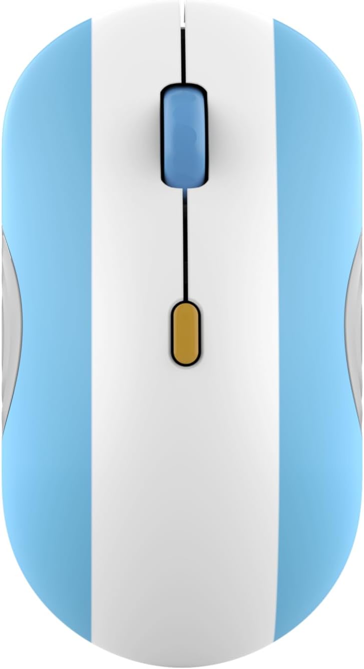 Lenovo 350 Bluetooth Silent Mouse (Fan Edition), Wireless Ergonomic Ambidextrous Design, Bluetooth 5.3, Adjustable DPI up to 2400, 36 Month Battery Life, Recycled Materials, Argentina Flag
