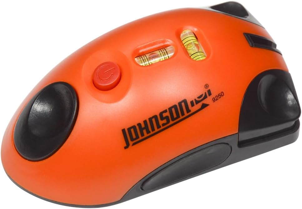 Johnson Level & Tool 9250 Laser Mouse, 30′ Interior Range, Orange, 1 Laser Mouse