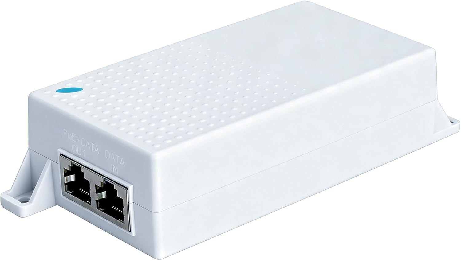PoE++ Injector 10G, Power Over Ethernet Plus Adapter, White | 1G/2.5G/5G/10Gbps, 802.3af/at/bt, Delivers 15.4W/30W/60W, Up To 100 M (328 ft), Ultra-High-Speed and High-Power Devices