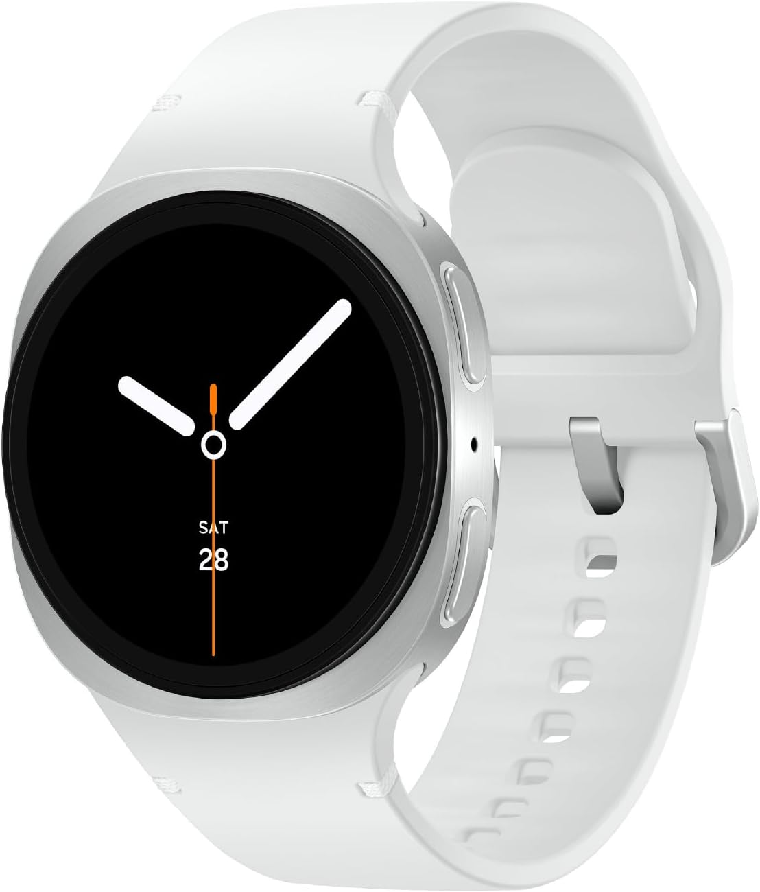 Samsung Galaxy Watch 8 (2025), Silver, 40mm, LTE Smartwatch | Cushion Design, Quick Button, Sleep Coaching, Now Bar, Running Coach, Energy Score [US Version Amazon Exclusive 2Yr Warranty]