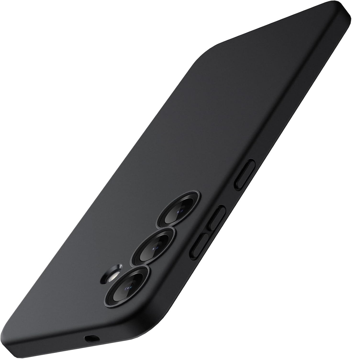 JETech Slim Fit Case for Samsung Galaxy S25 Plus 5G, Camera Lens Full Protection, Soft TPU Thin Protective Phone Cover with Matte Finish, Shockproof (Black)