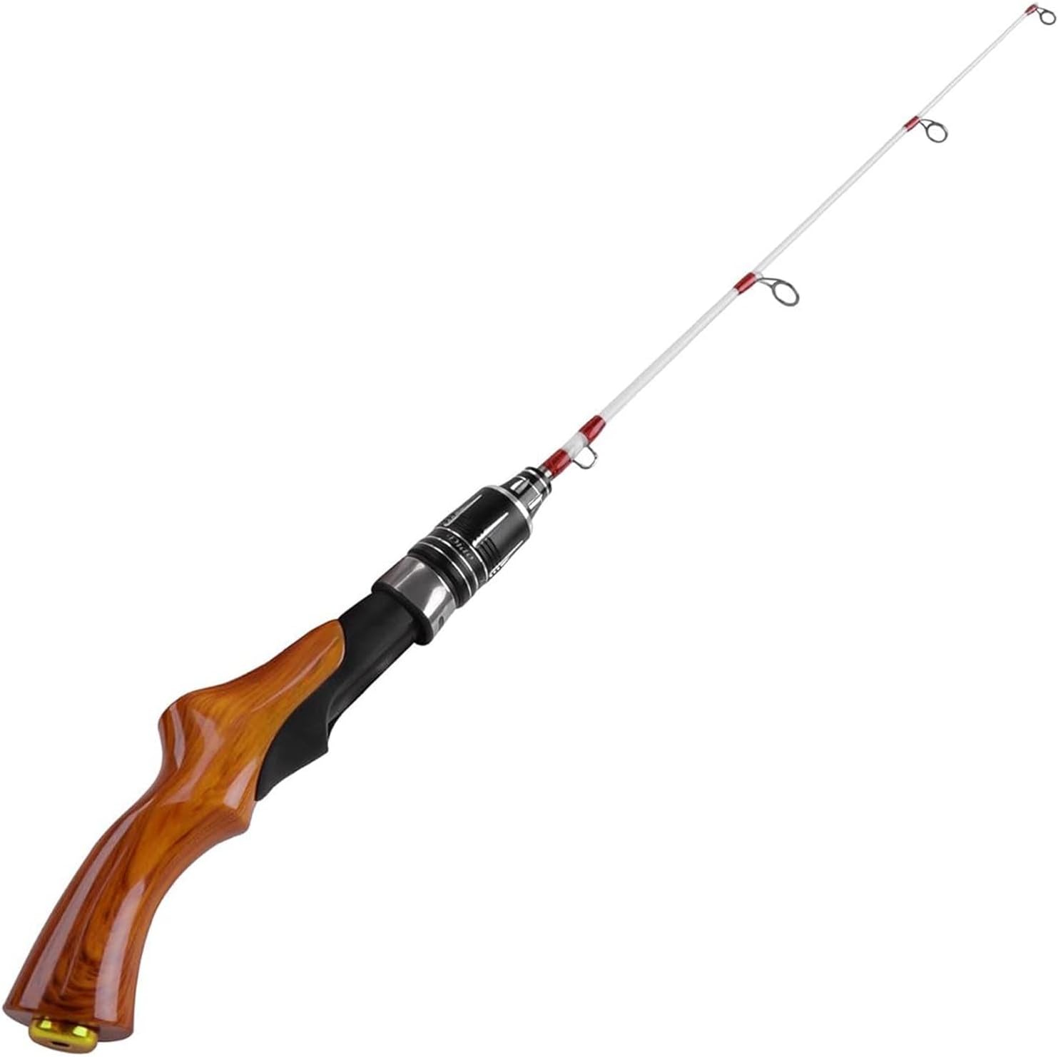 Ice Fishing Rod,Lightweight Portable Spinning Rod Ice Fishing Pole Winter Ice Fishing Tackle for Walleye Perch Panfish and Trout