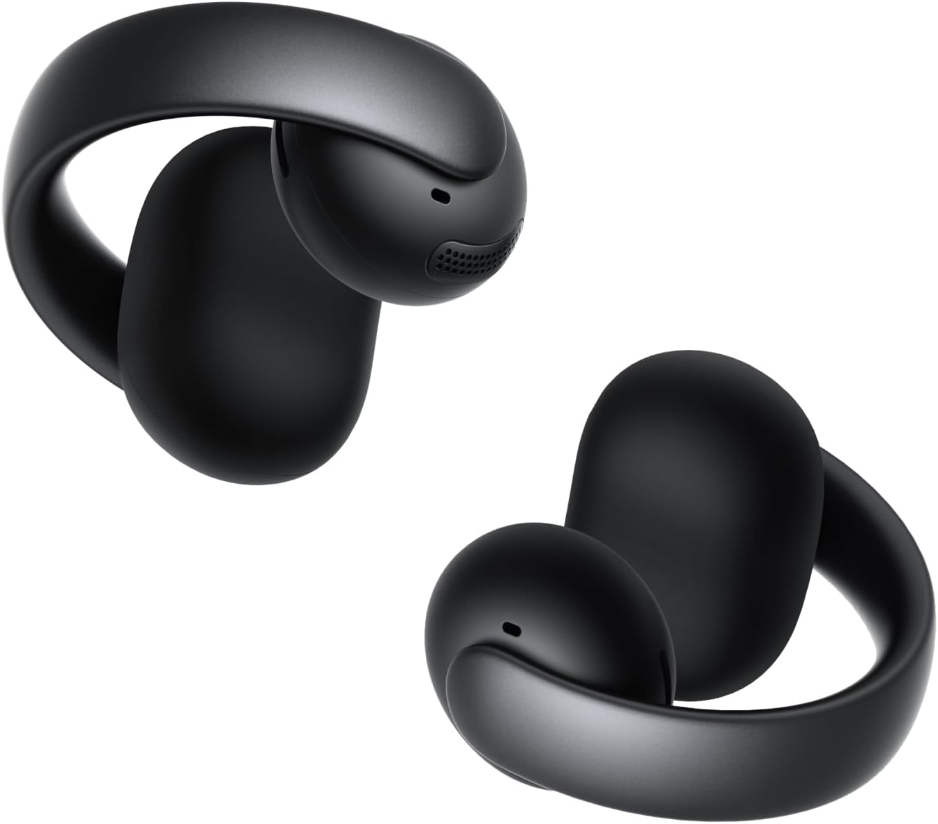 Soundcore AeroClip by Anker, Open-Ear Earbuds, Clip-On Headphones, Adaptive Comfort, Clear Calls with 4 Mics and AI, Stable Fit, 12mm Drivers for Powerful Bass, Hi-Res, Open-Ring Design | Ultra-Comfort for Running Workout, Stable, Power Bass, Hi-Res, 32H Playtime, Bluetooth 5.4, IP55 Water-Resistant, Clear Calls