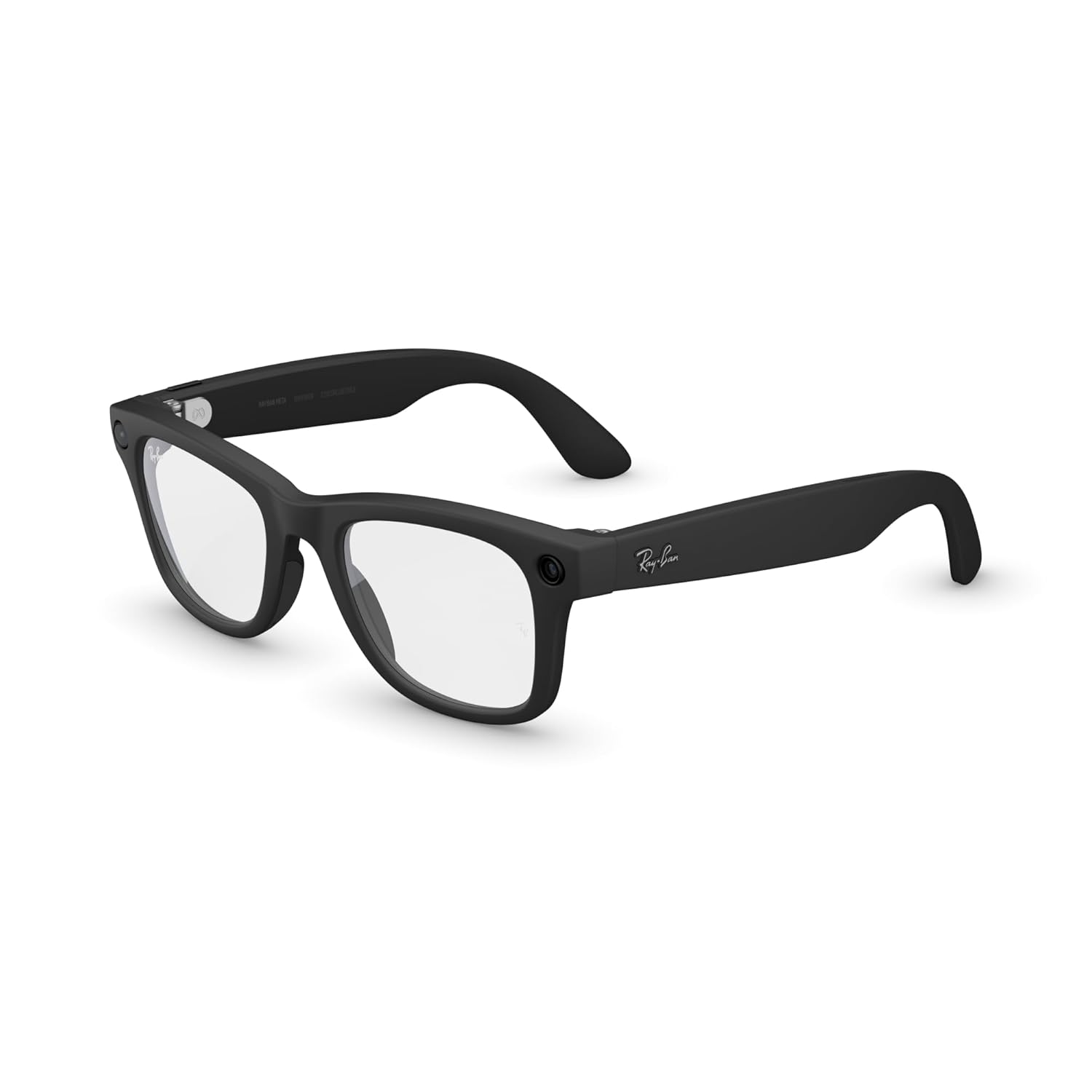 Meta Ray-Ban (Gen 2), Wayfarer Large, Matte Black | Smart AI Glasses for Men, Women — 2x Battery Life — 3K HD — 12 MP Ultra-Wide Camera, Audio, Video Recording — Clear Lenses — Wearable Technology
