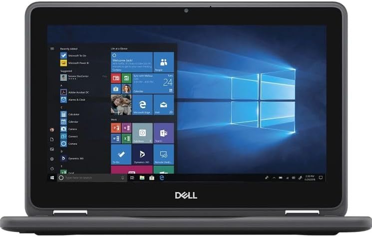 Dell Latitude 3190 11.6″ HD 2-in-1 Touchscreen Laptop Intel N5030 1.1Ghz 4GB Ram 128GB SSD Windows 11 Professional (Renewed)