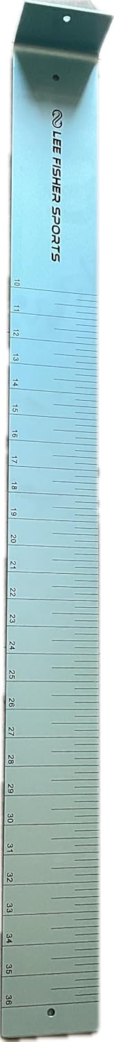 Fish Measuring Board, Fish Ruler, 1/8″ Thick x 3.5″ Wide x 36″ Long Anodized Aluminum Finish, Aqua Blue. Must Have one to Avoid Citation. Wide and Durable.
