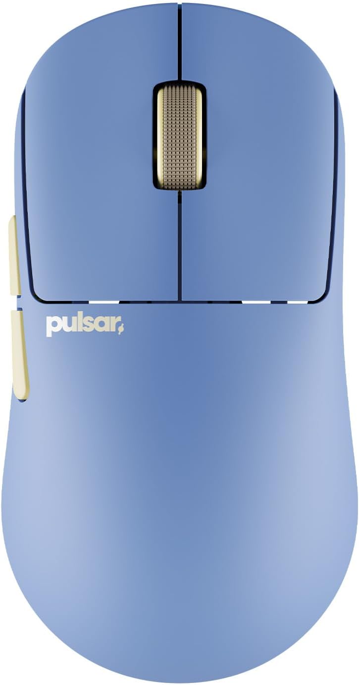 Pulsar Gaming Gears X2N Crazylight Wireless Gaming Mouse, Ultra Lightweight 1.38 oz (39g), Optical Switch, 32000 DPI, 750 IPS, XS-1 Sensor, 8k Compatible (Medium, Wildscape Ocean)