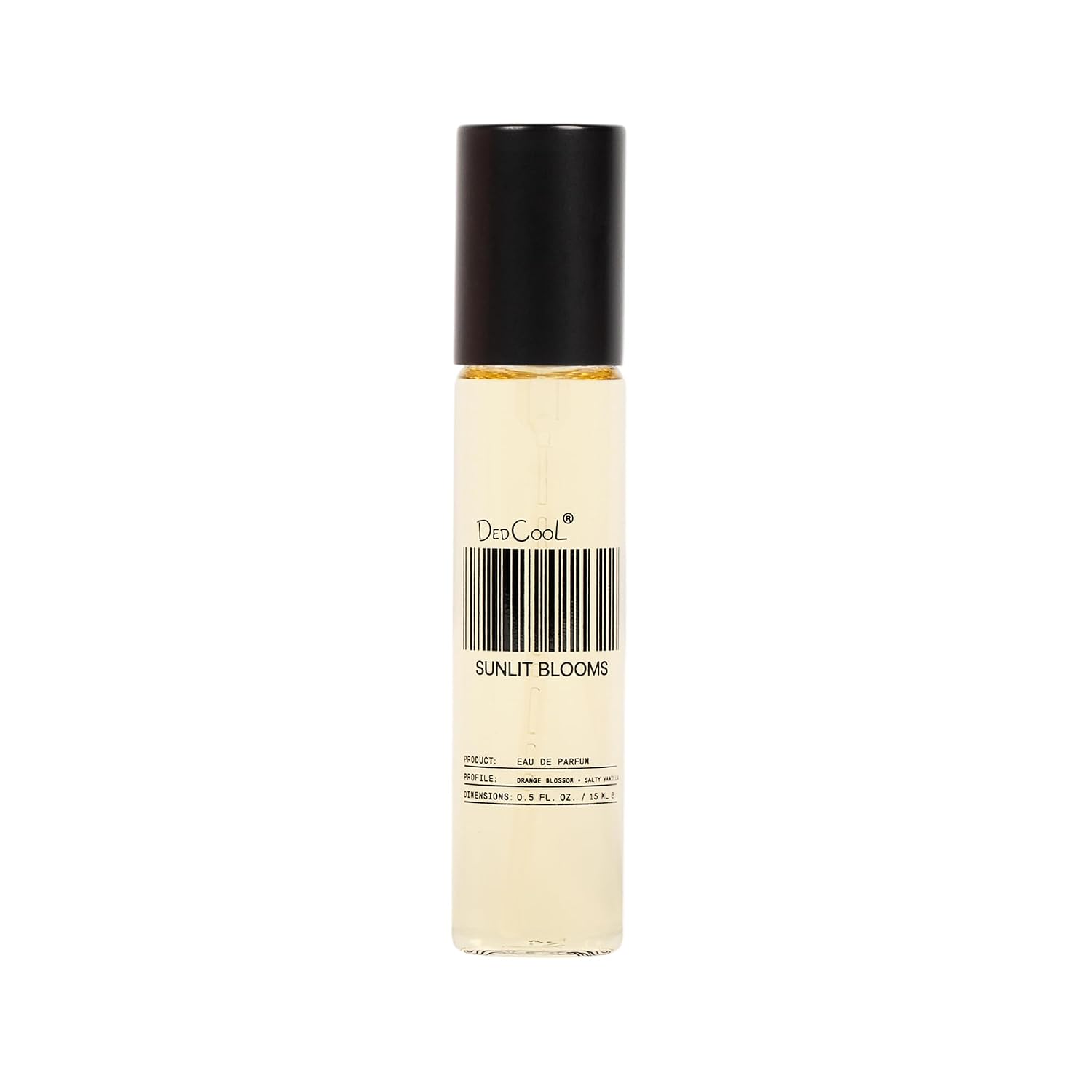DedCool Eau de Parfum | Sunlit Blooms | Orange Blossom, White Floral & Salty Vanilla | Clean Unisex Fragrance | Non-Toxic, Vegan | Travel Size Perfume, 15 mL