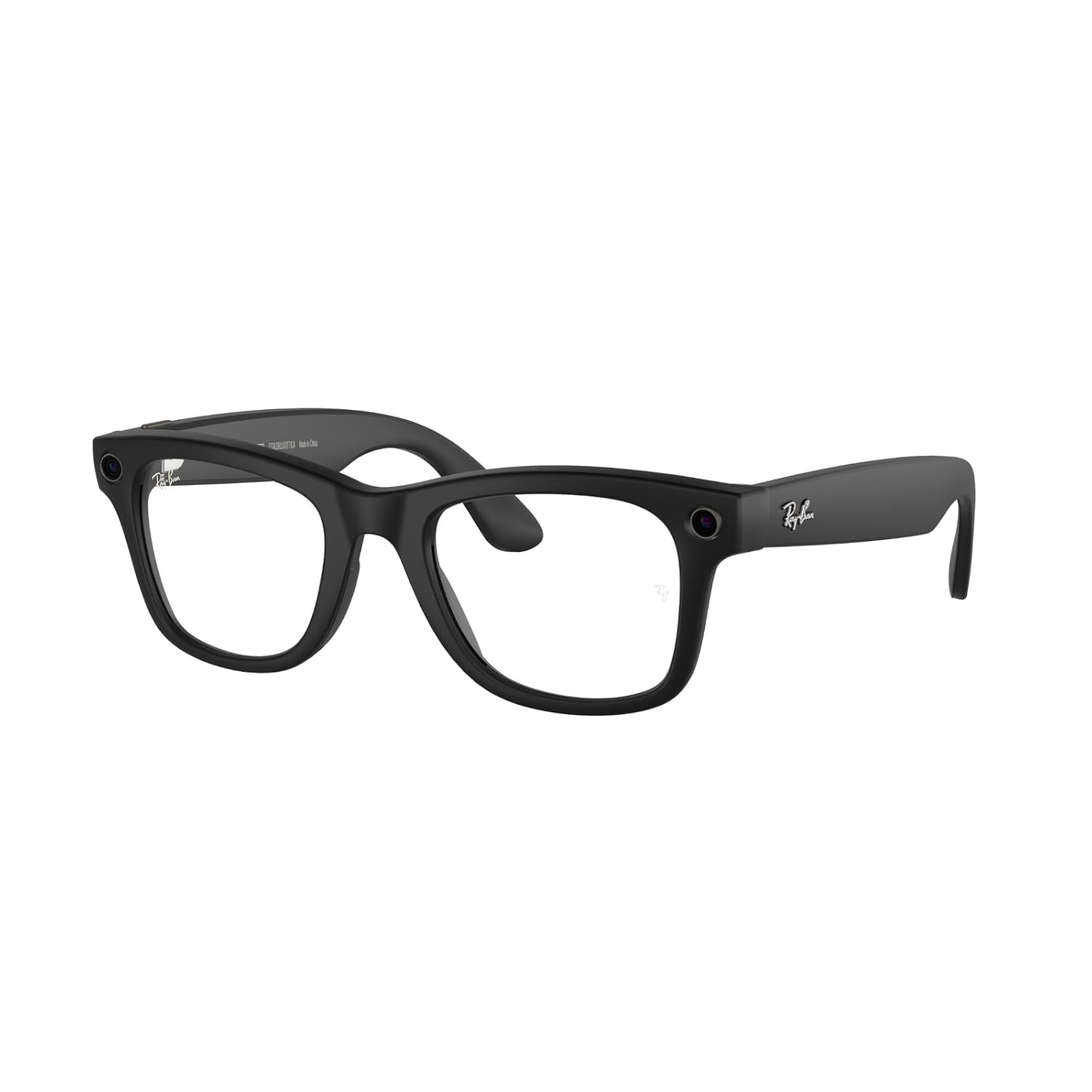 Ray-Ban Meta (Gen 1), Wayfarer, Matte Black | Smart AI Glasses for Men, Women — 12 MP Ultra-Wide Camera, Open-Ear Audio, Video Recording, Bluetooth — Transitions® Graphite Green Lenses — Sunglasses