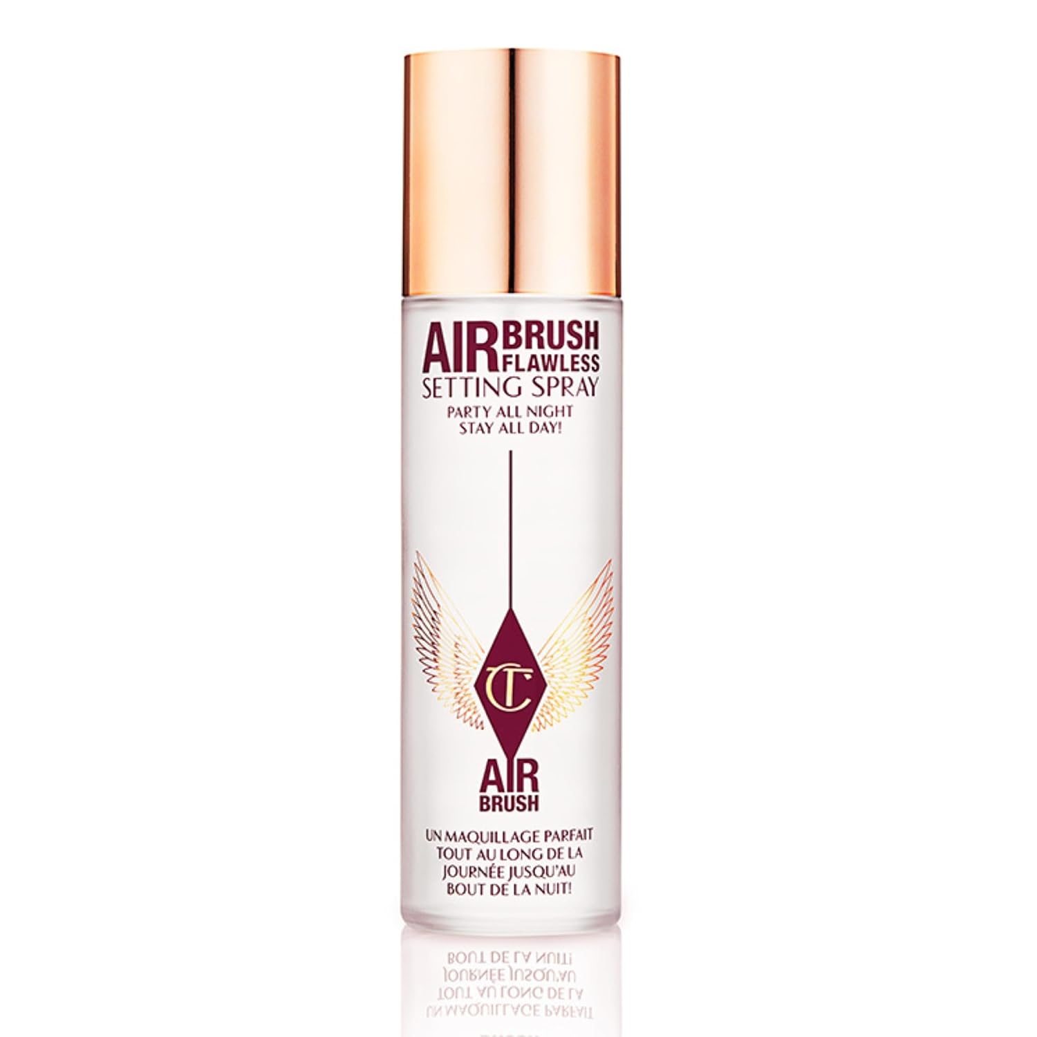 Charlotte Tilbury Airbrush Flawless Setting Spray – Ultra-Fine Hydrating Mist to Prime & Set Makeup Up to 16Hr – Soothes and Blurs Skin, Waterproof, Wedding Makeup