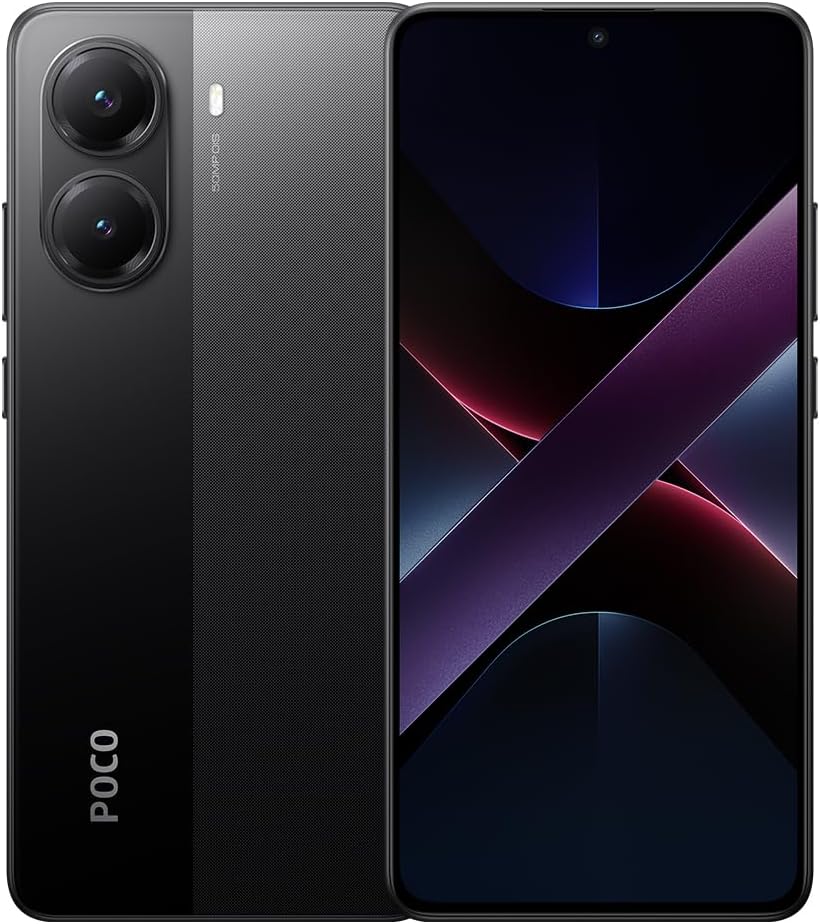 XIAOMI Poco X7 PRO 5G + 4G LTE (for Tmobile Mint Tello & Global) (512GB + 12GB) Ai 6.67″ 50MP Gamers Phone NFC Dual sim Unlocked Model 2412DPC0AG (Black)