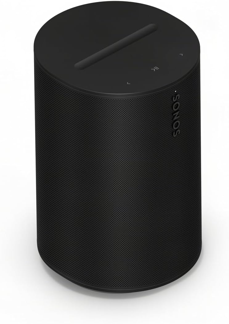 Sonos Era 100 SL – Compact, Microphone-Free Speaker with WiFi, Bluetooth – Black
