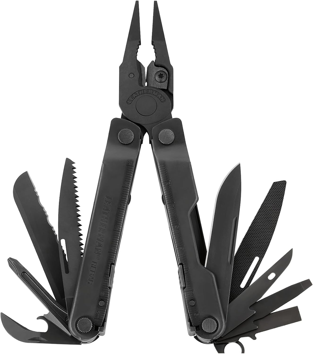 LEATHERMAN, Rebar Multitool with Premium Replaceable Wire Cutters and Saw, Black