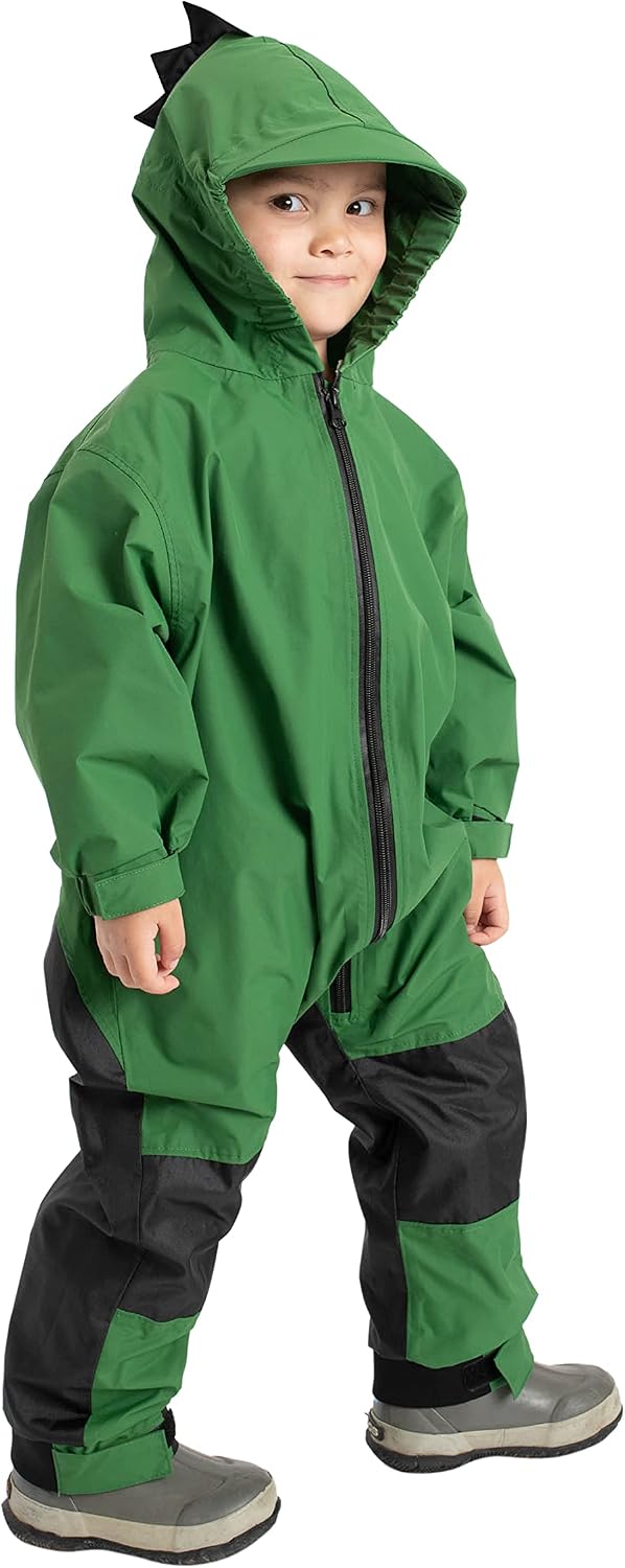 Cuddle Club Kids Toddler Snow & Rain Suit – Muddy Buddy Waterproof Coverall One Piece Weather Resistant Baby Jacket