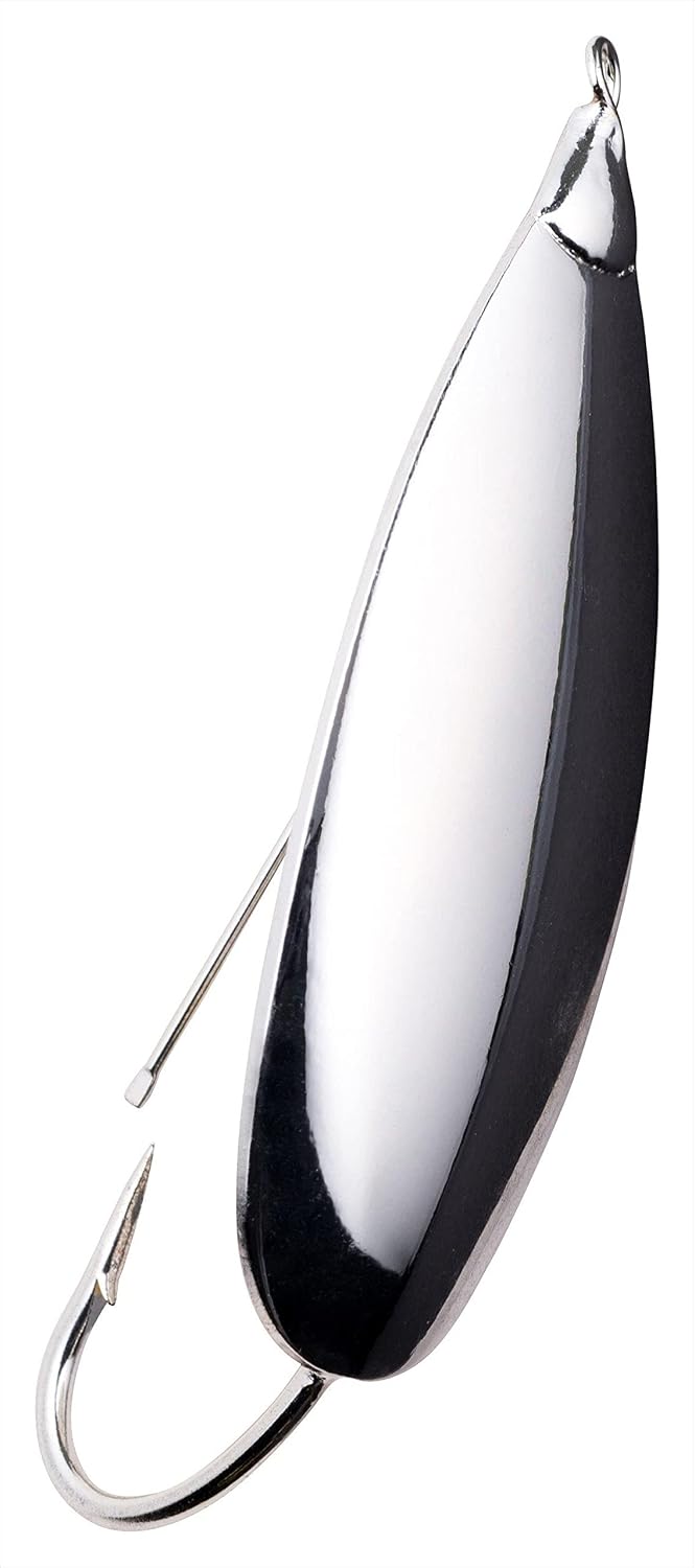 Johnson SM3/4-SLVR Tackle Box Standard Minnow Spoon, Silver, 2-3/4-Inch, 3/4-Ounce