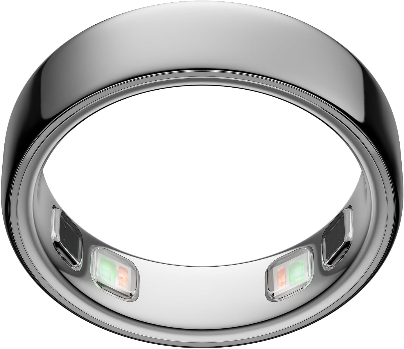Oura Ring 5 – Silver – Size 8 – World’s Smallest Smart Ring – Sleep, Activity, Women’s Health, AI Advisor, 1 Week of Battery Life, Size Before You Buy, Android & iOS Compatible