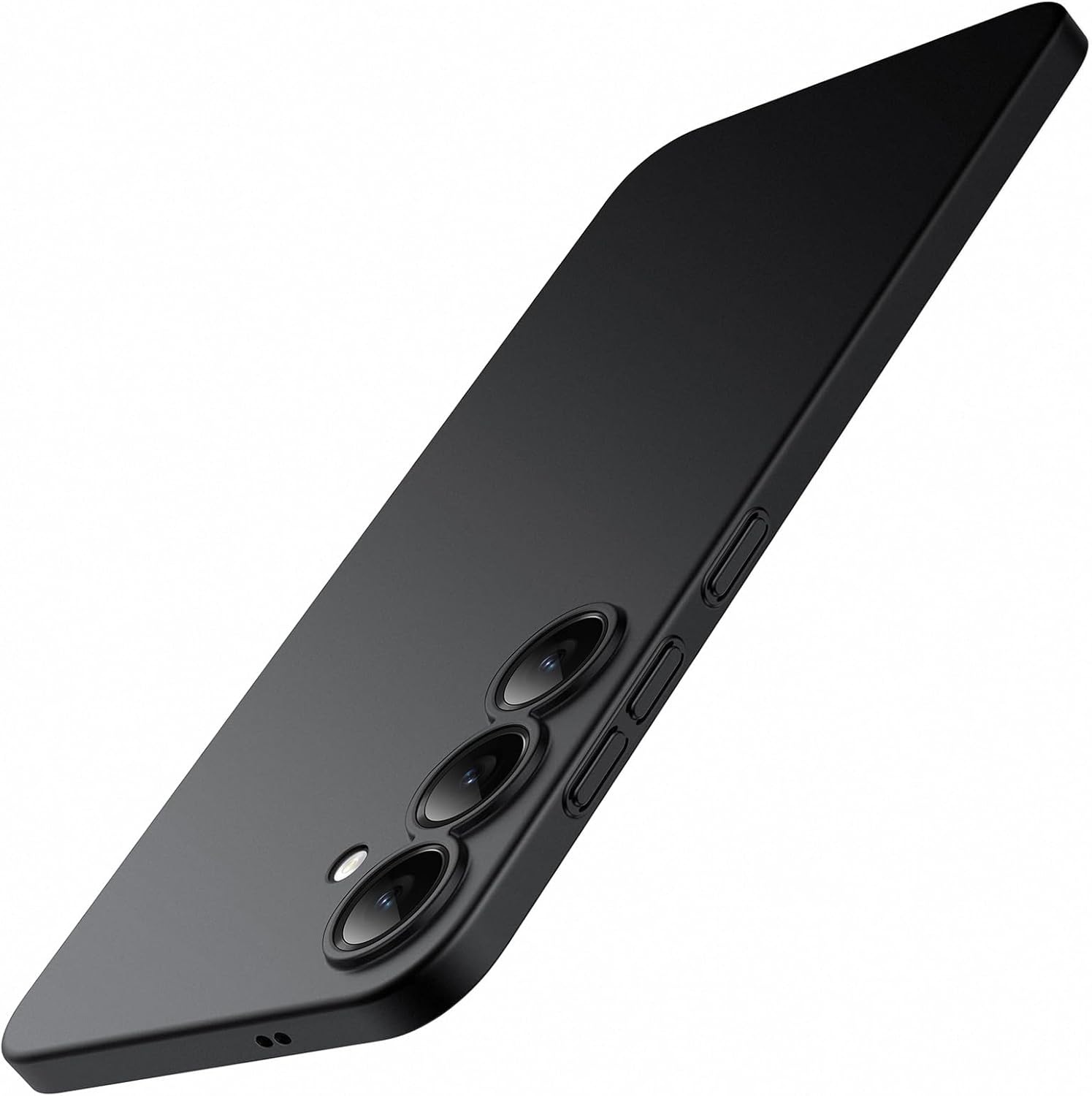 JETech Ultra Slim Case for Samsung Galaxy S25 Plus 5G, Camera Lens Full Protection, Lightweight Matte Finish PP Hard Minimalist Cover (Black)