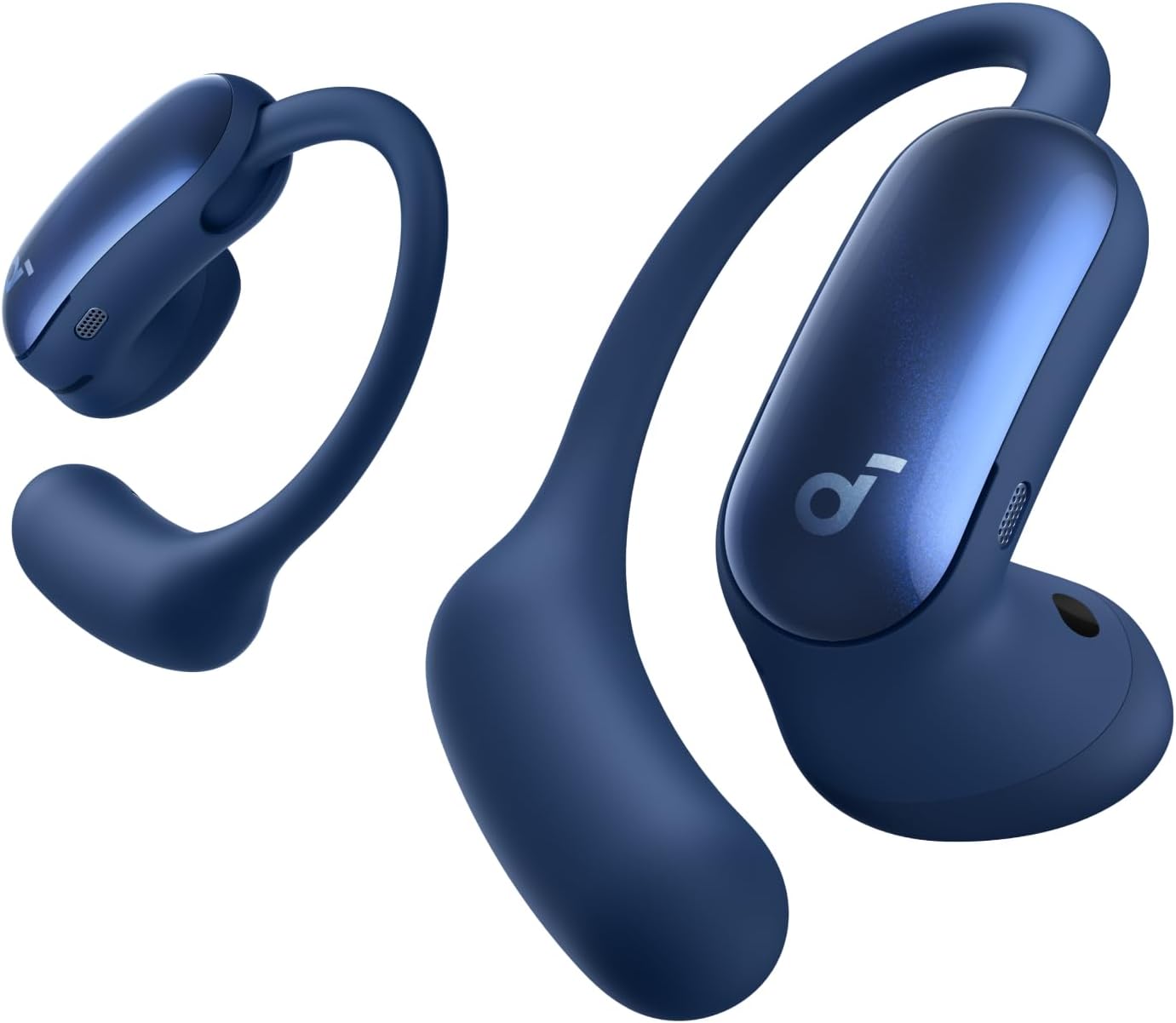 Soundcore AeroFit 2 Pro by Anker, Open-Ear with Semi-in-Ear Active Noise Cancellation, Dual-Form Earbuds, Adjustable Ear Hooks, Hi-Res, LDAC, 4-Mic AI Clear Calls, IP55 Water-Proof, Wireless Charging