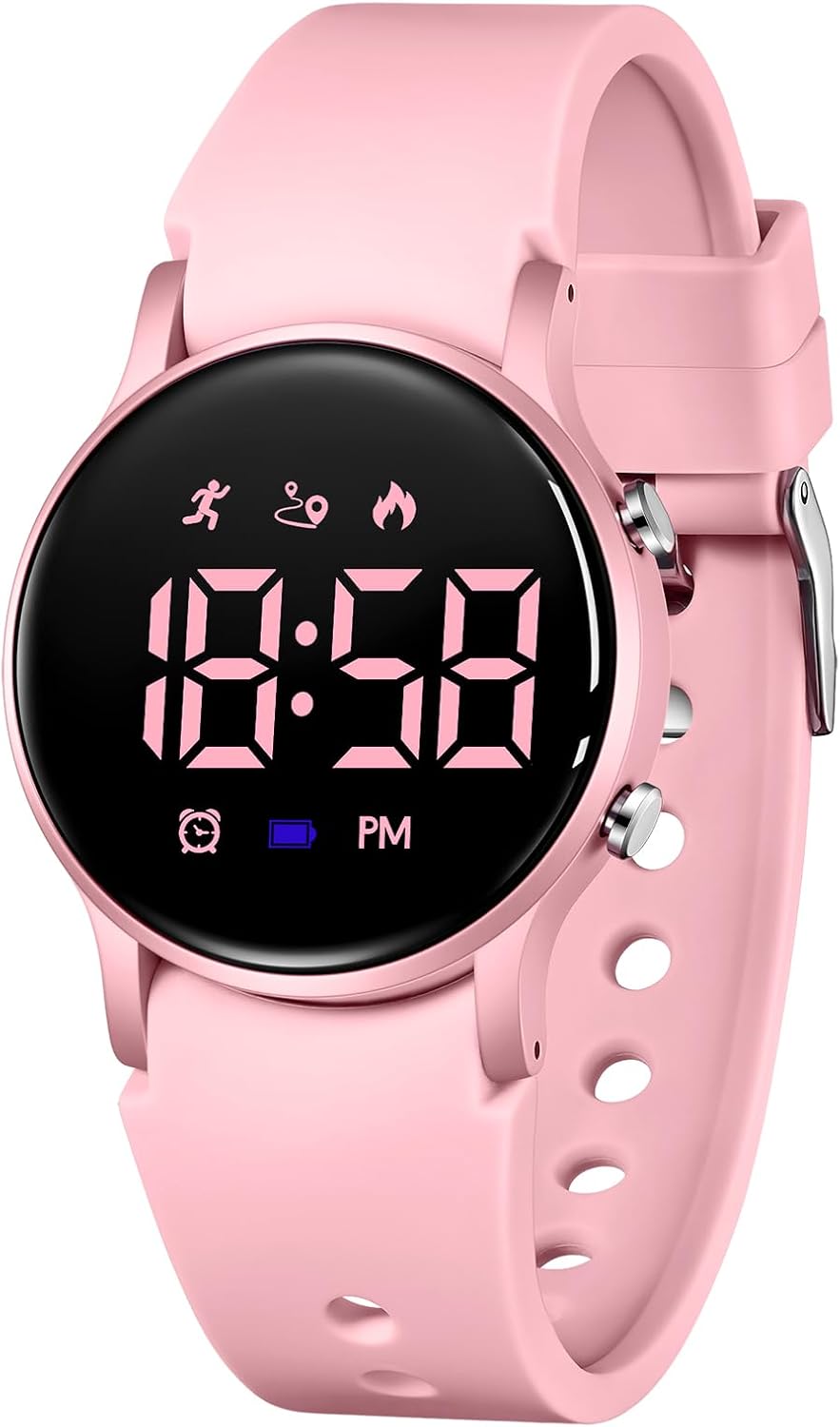 BEN NEVIS Kids Watch for Boys Girls Waterproof Digital Watch for Kids with Pedometer, Vibration Alarm Clock, Stopwatch, Calendar, No App for Ages 5-18