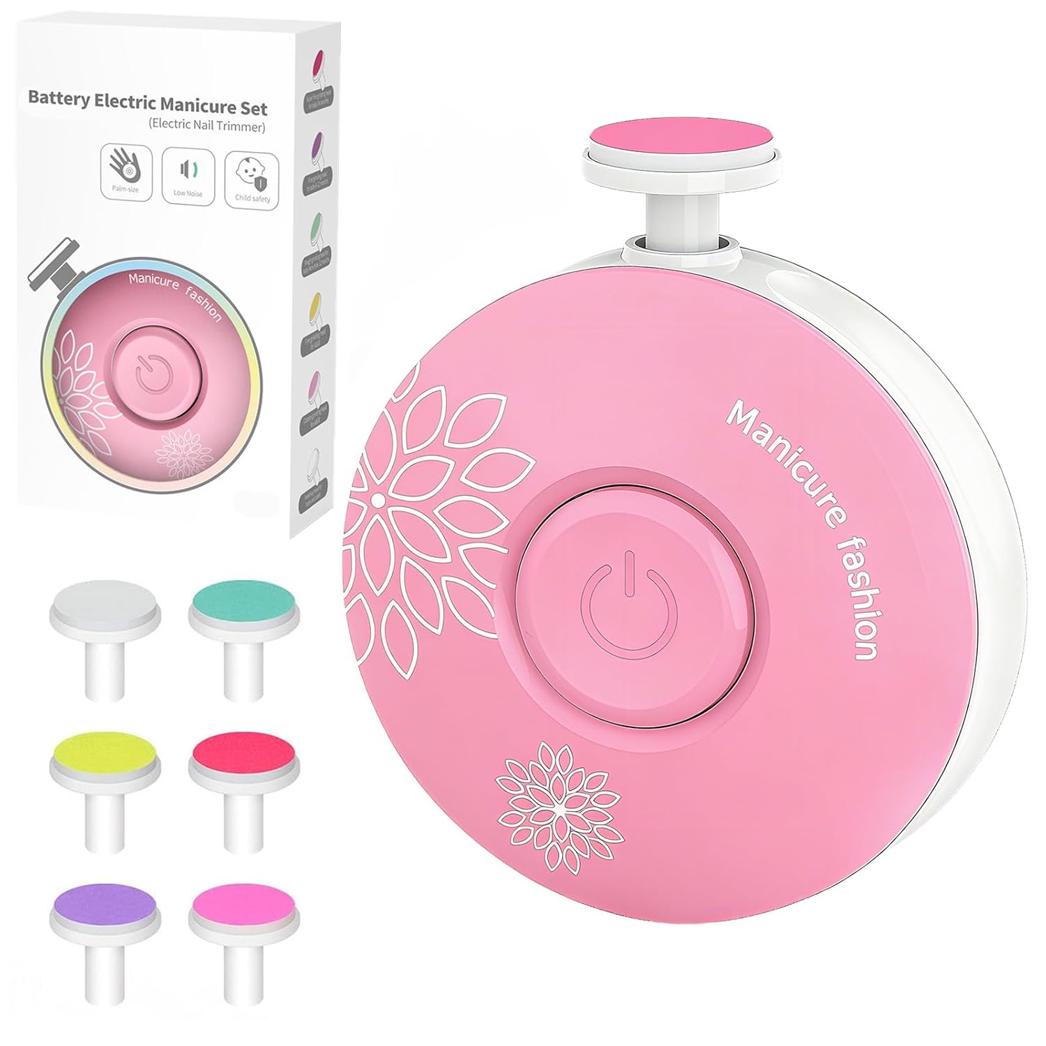 3-Pack Baby Nail Trimmer Set for Newborn, Electric Nail File Bundle, Perfect Baby Shower Gift