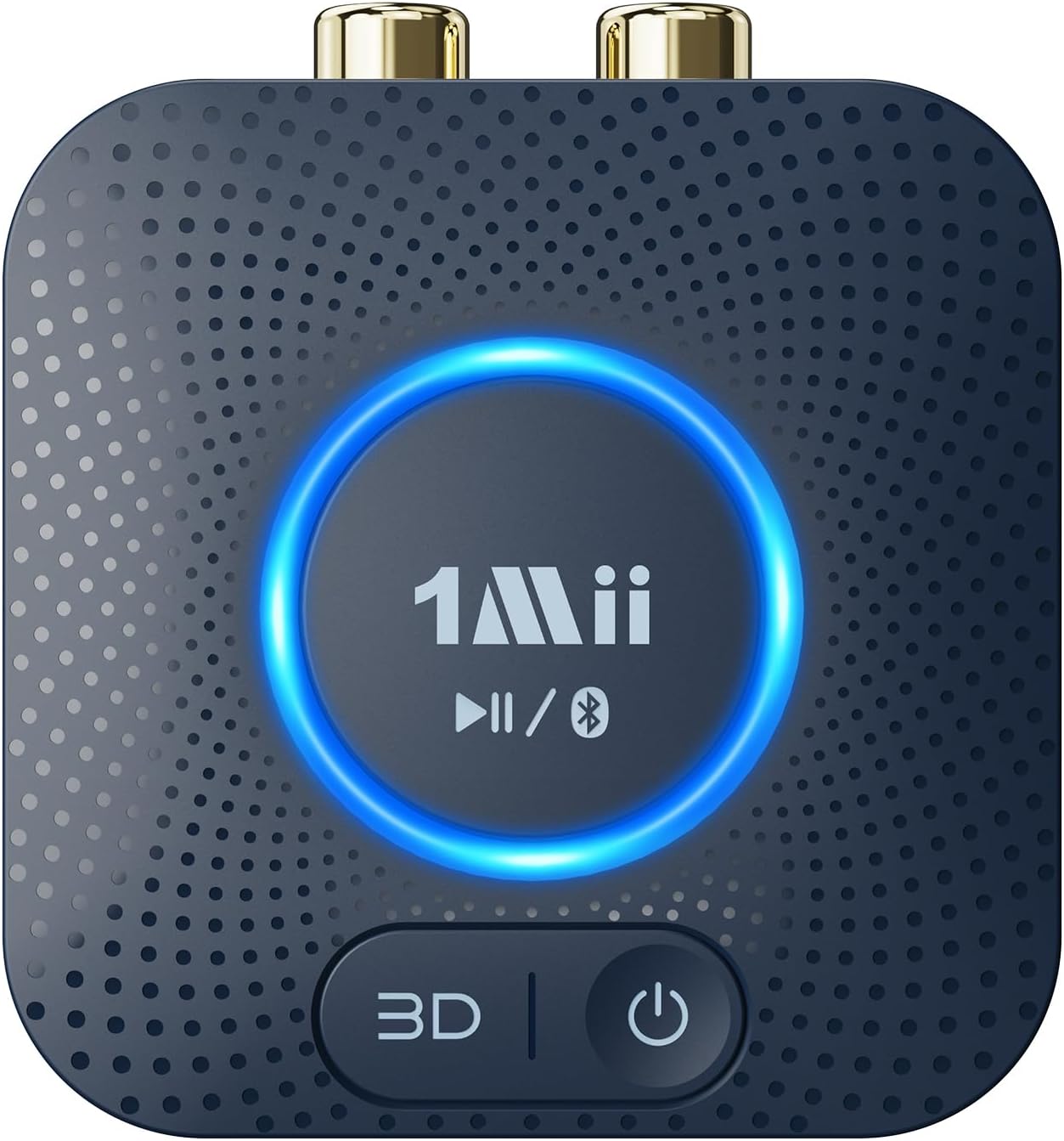 1Mii B06HD Bluetooth 5.3 Receiver for Home/Car Stereo | HiFi Wireless Adapter with aptX HD Low Latency, 3D Audio, Dual Pairing, RCA 3.5mm AUX, 15H+ Playtime
