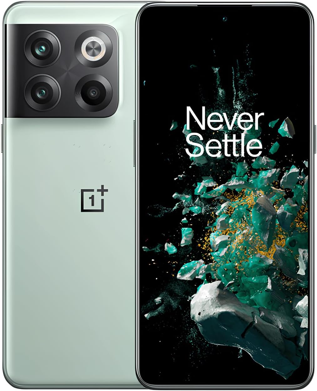 OnePlus 10T 5G Dual SIM, 256GB + 16GB RAM, Jade Green – Unlocked (GSM Only) (International Version) (Renewed)