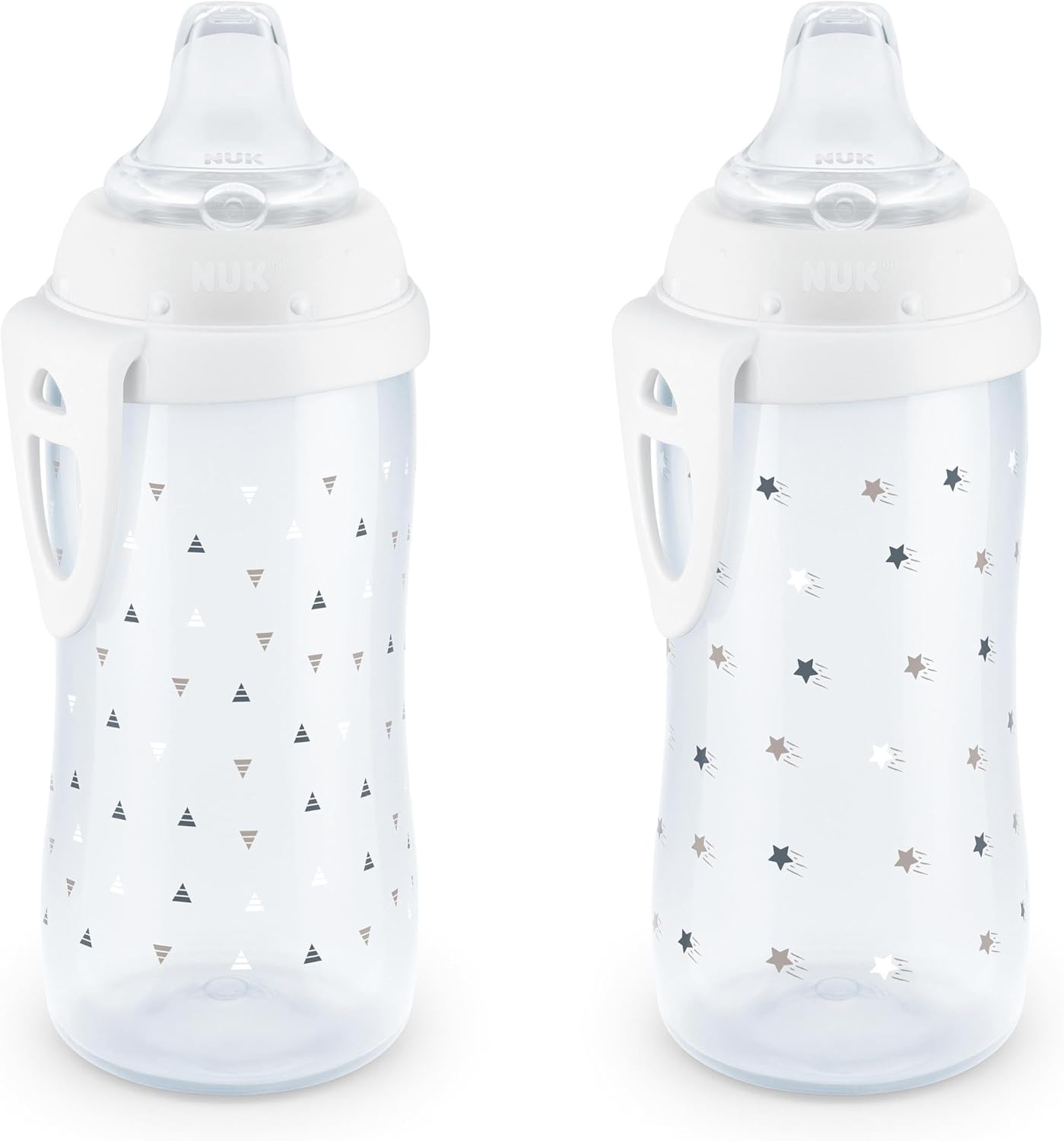 NUK Active Sippy Cup, 10 oz, 2 Pack, 12+ Months, Timeless Collection, Amazon Exclusive