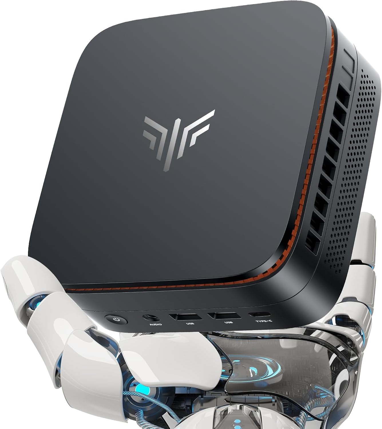 KAMRUI Pinova P1 Mini PC, AMD Ryzen R2544 Mini Computers (Beat 10110U/4300U/3500U, up to 3.7GHz), 16GB RAM 256GB SSD Micro PC Desktop PC Support 4K HDMI, Type-C, WiFi, BT for Business Home Office