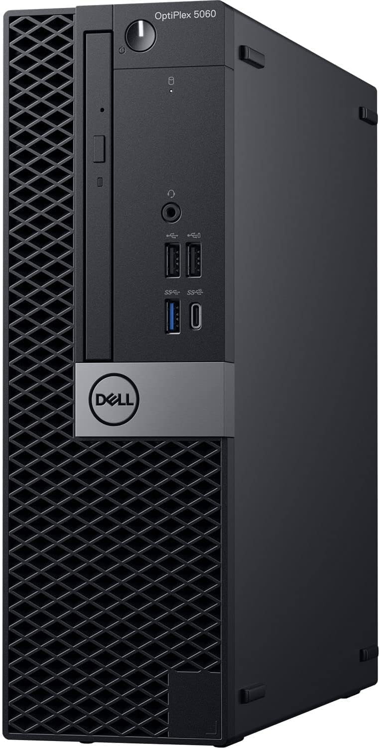 Dell Optiplex 5060 Desktop Computer | Hexa Core Intel i7 (3.4) | 32GB DDR4 RAM | 1TB SSD Solid State | Windows 11 Professional | Home or Office PC (Renewed), Black