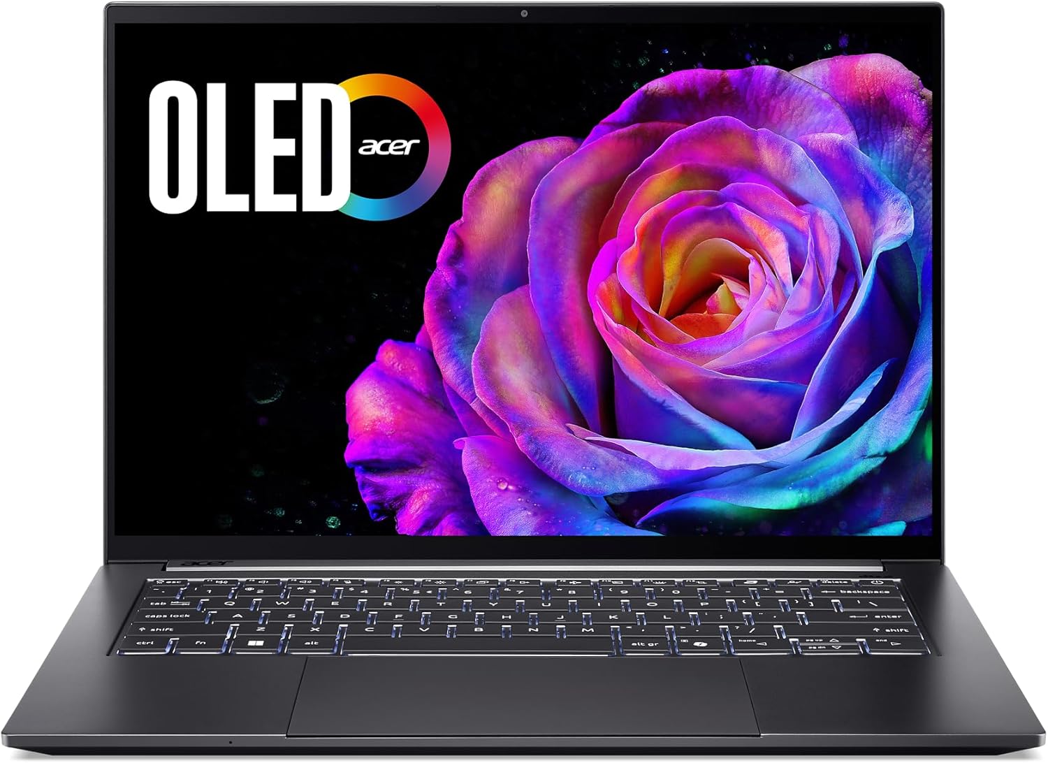 acer Swift X 14 AI Copilot+ PC | 14.5″ 3K OLED Gorilla Glass 120Hz Touch Display | AMD Ryzen AI 7 350 Processor | NVIDIA GeForce RTX 5060 | 32GB LPDDR5X | 1TB SSD | Haptic Touchpad | SFX14-61G-R1HV