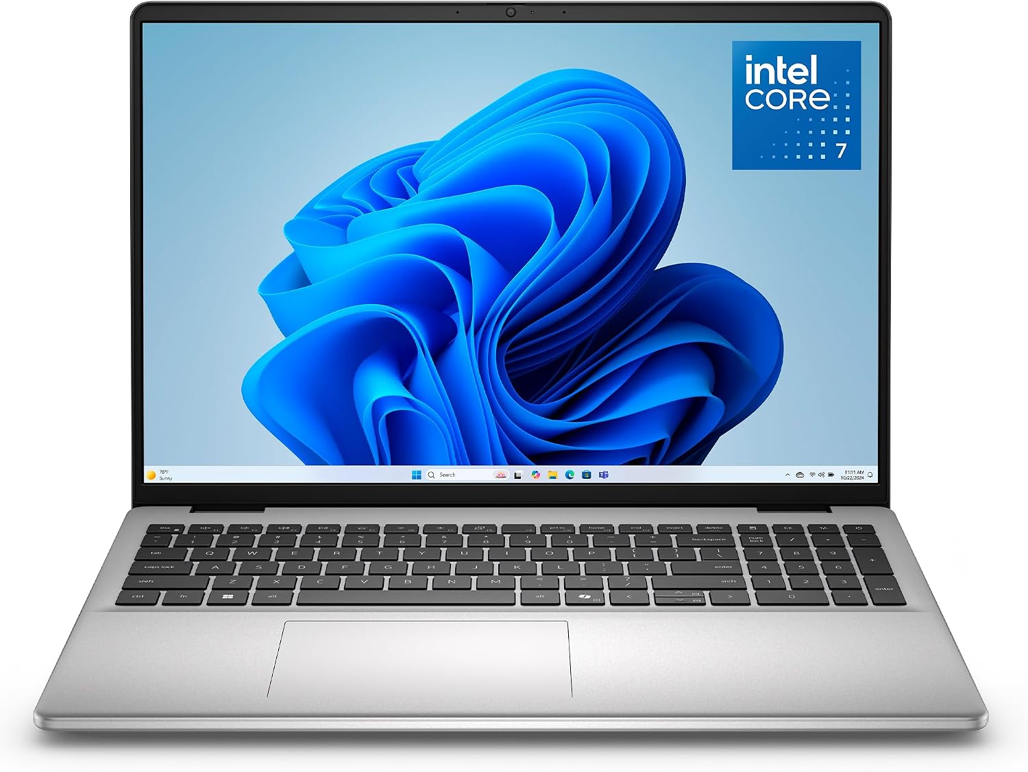 Dell 16 Laptop DC16251-16.0-inch 16:10 FHD+ Display, Intel Core 7 150U, 16GB DDR5 RAM, 1TB SSD, Intel Graphics, Windows 11 Home, Onsite Service – Platinum Silver (Metal Chassis)