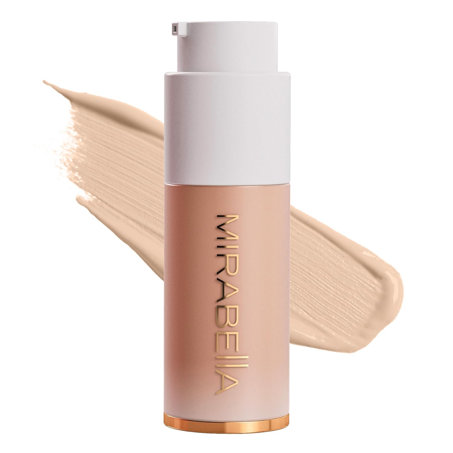 MIRABELLA – Invincible for All HD Liquid Foundation, Moisturizing Face Products for All Skin Types, Full-Coverage Lightweight Foundation Makeup, Moisturizing & Hydrating Beauty Care, Light L90