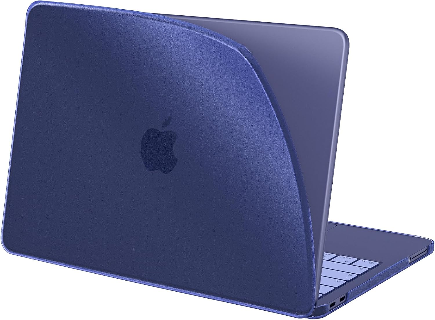 BlueSwan for MacBook Neo 13 inch Case 2026 A18 Pro Chip Model A3404, Anti-Scratch Flexible Protective Laptop Cover with Grippy Matte Texture, Slim and Easy Installation, Frosted Indigo