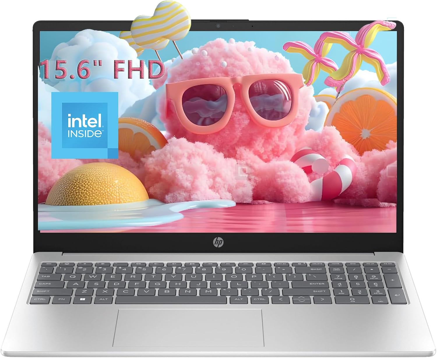 HP 15.6″ Ultrabook Laptop with Copilot AI • 2026 Edition • 16GB RAM • 512GB SSD • Intel Processor • Windows 11 • Thin & Portable • 11 Hour Battery