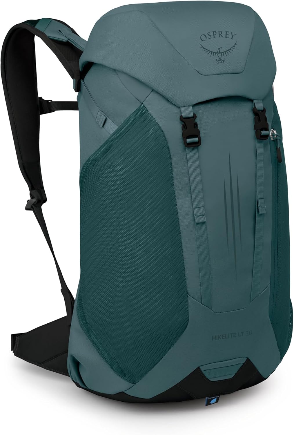 Osprey Hikelite LT 30L Hiking Backpack – Lightweight Travel Daypack with Rain Cover for Men and Women, Cascade Blue