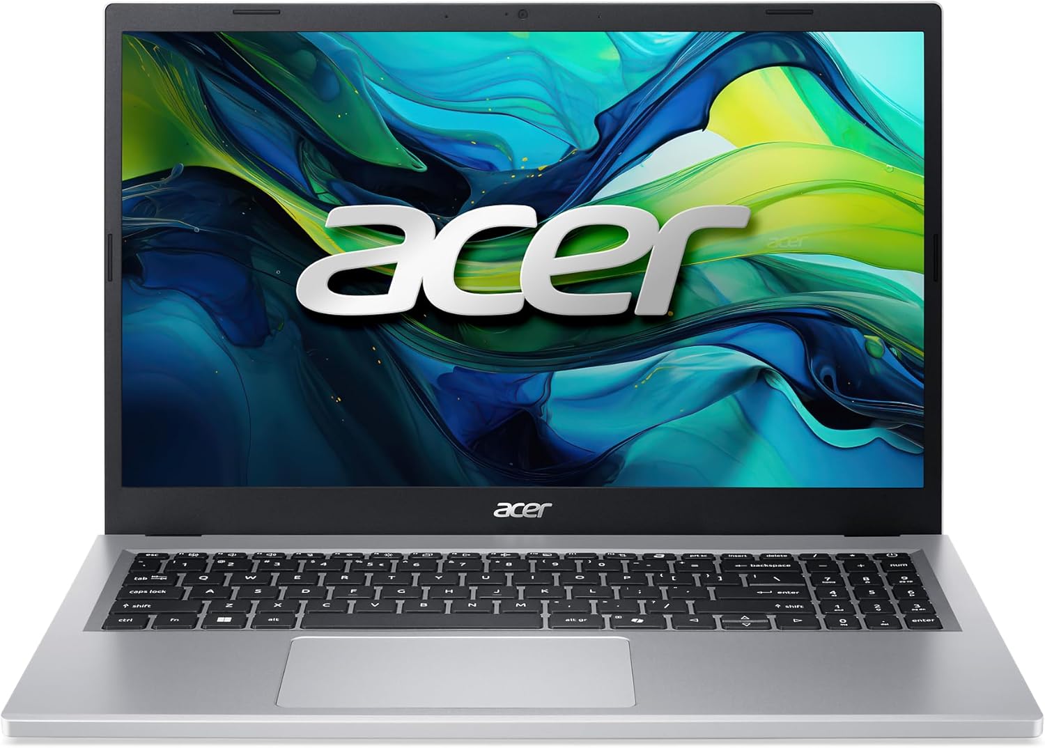 Acer Aspire Go 15 AI Ready Laptop | 15.6″ FHD IPS Display | AMD Ryzen 3 7320U | AMD Radeon 610M Graphics | 8GB LPDDR5 | 128GB PCIe SSD | Wi-Fi 6 | Windows 11 Home in S Mode | AG15-21P-R5YG