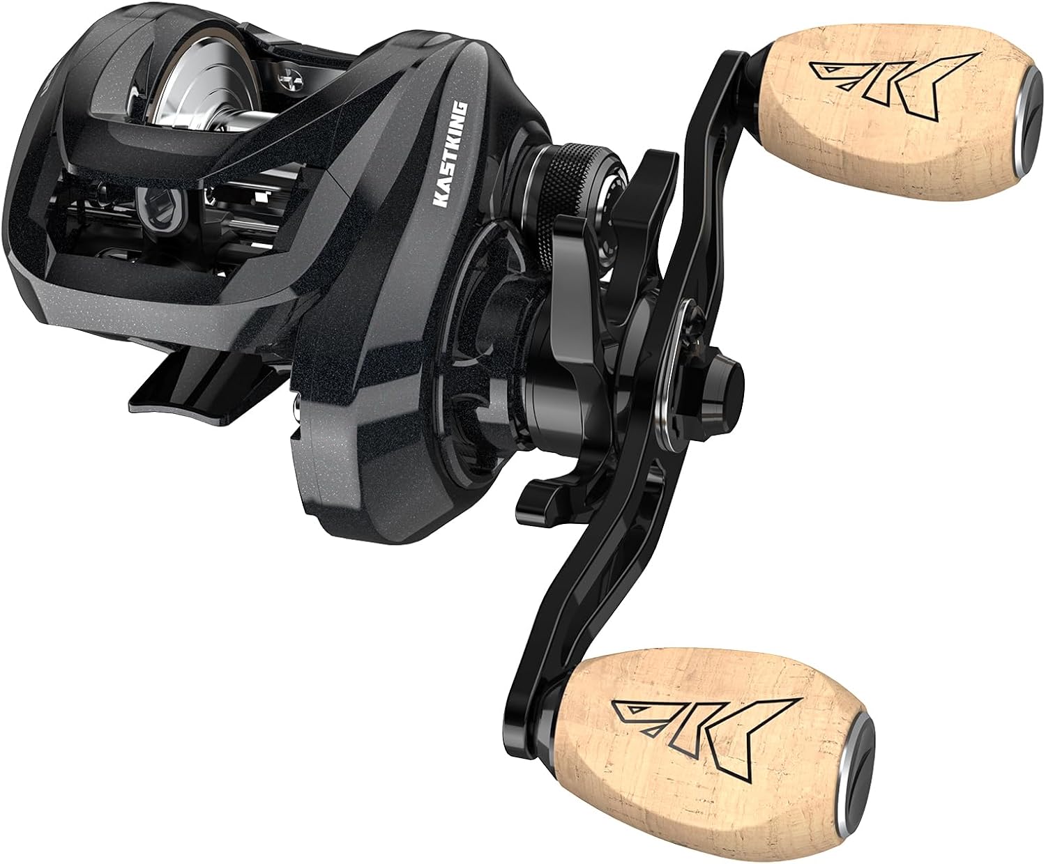 KastKing MegaTron Baitcasting Reels, High Capacity or High Speed Low Profile Casting Reel, 7+1 Double Shielded Stainless Steel BB, 8-Button Magnetic Brakes, Powerful Drag, Freshwater & Inshore Fishing
