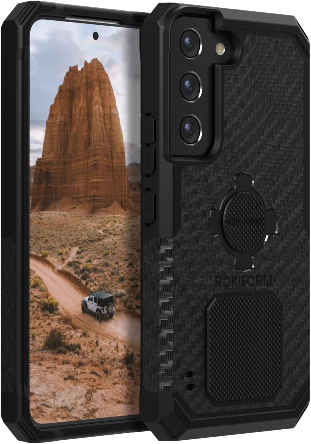 Rokform – Galaxy S22 Case, Rugged Series, Magnetic Case with Twist Lock, Drop Tested Armor (Black)