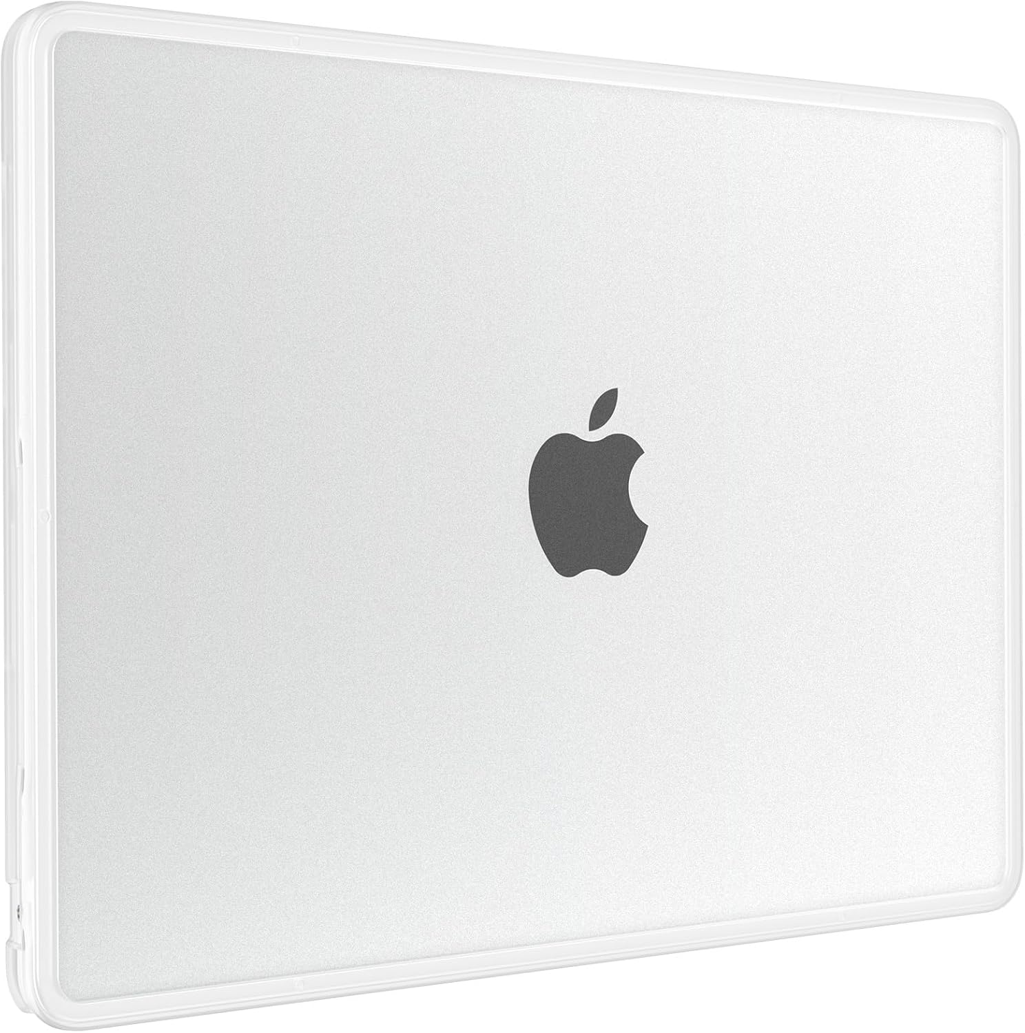 BlueSwan Anti-Cracking Case for MacBook Air 13 inch, M5 2026 M4 M3 M2 2025-2022 A3449 A3240 A3113 A2681, Drop Protection Soft TPU Bumper PC Base for Air 13.6 inch, Frosted White