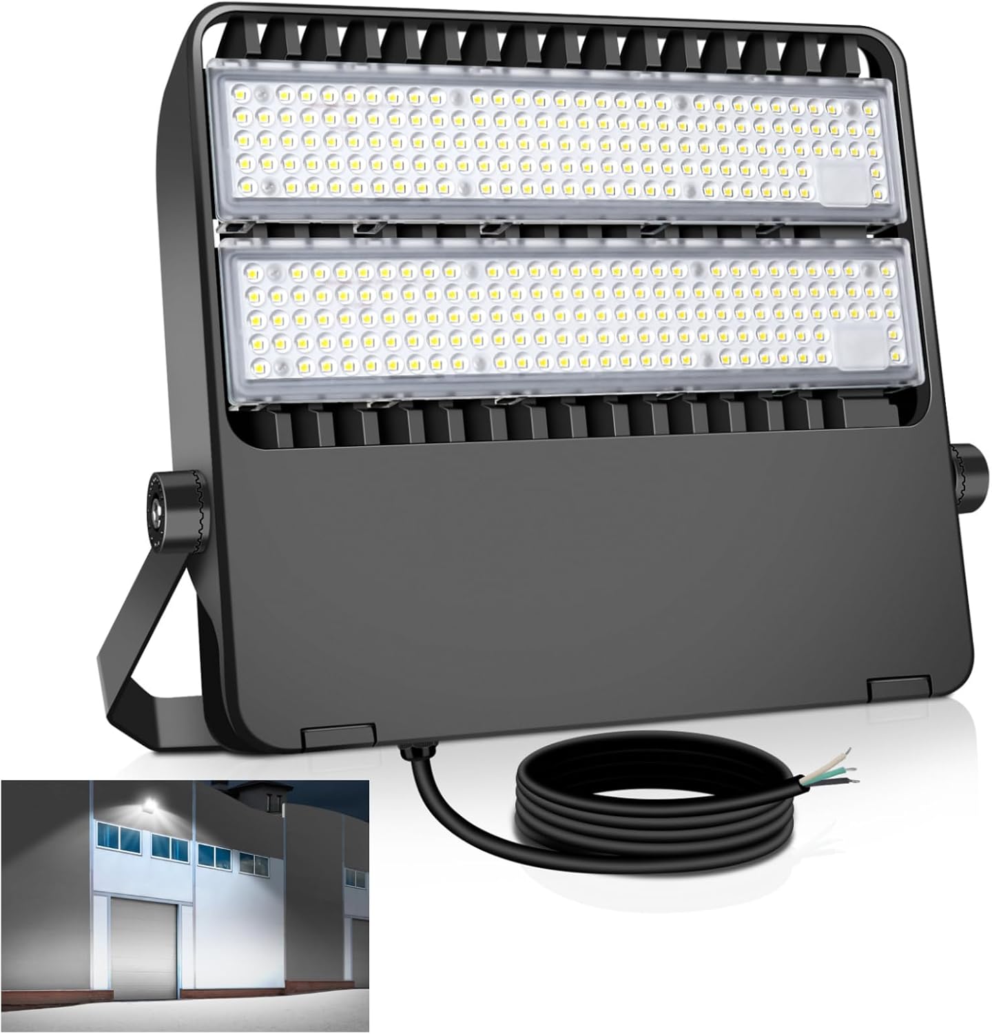240W LED Stadium Light for Sports Arena & Parking Lot | 36000LM Super Bright Flood Light,5000K 120°Wide Angle,110-277V Outdoor High Mast Fixture
