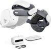 BOBOVR M3 Pro+ Battery Head Strap Compatible with Meta Quest 3S and Quest 3, Includes BM60 Battery and Fast Charging Dock, Dual-Mode VR Strap, Reduced Face Pressure, Stable Fit for Active Play | Includes BM60 Battery and Fast Charging Dock, Dual-Mode VR Strap, Reduced Face Pressure, Stable Fit for Active Play